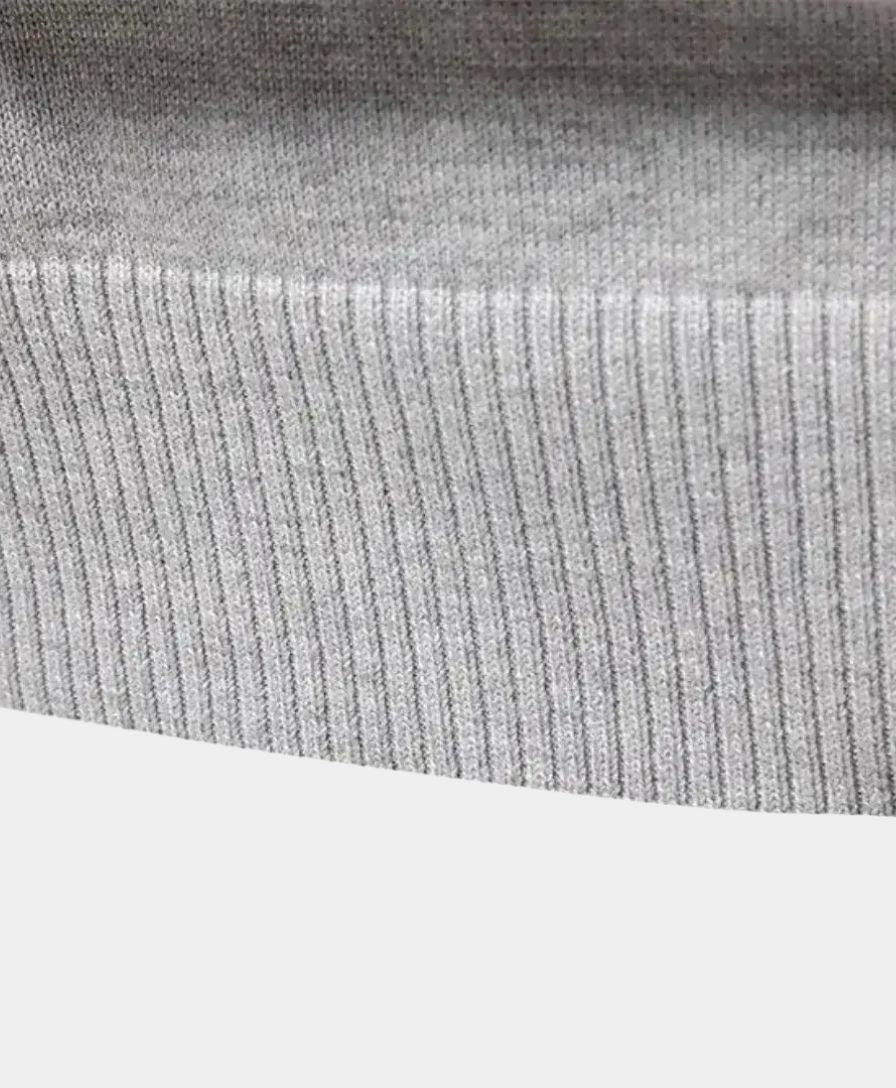 Stoyan - Maglione Lavorato a Maglia Con Mezza Zip