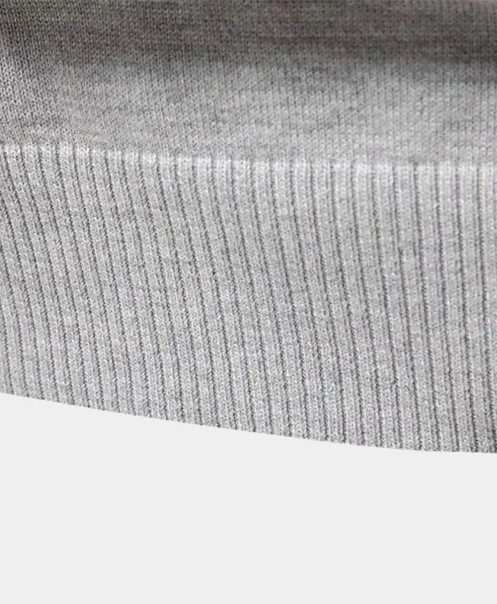 Stoyan - Maglione Lavorato a Maglia Con Mezza Zip