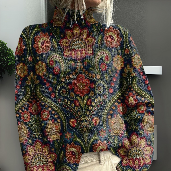 Rasha - Maglione Stampato Colorato