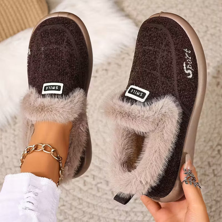 Nolani - Pantofole Invernali Alla Moda In Pelliccia Sintetica