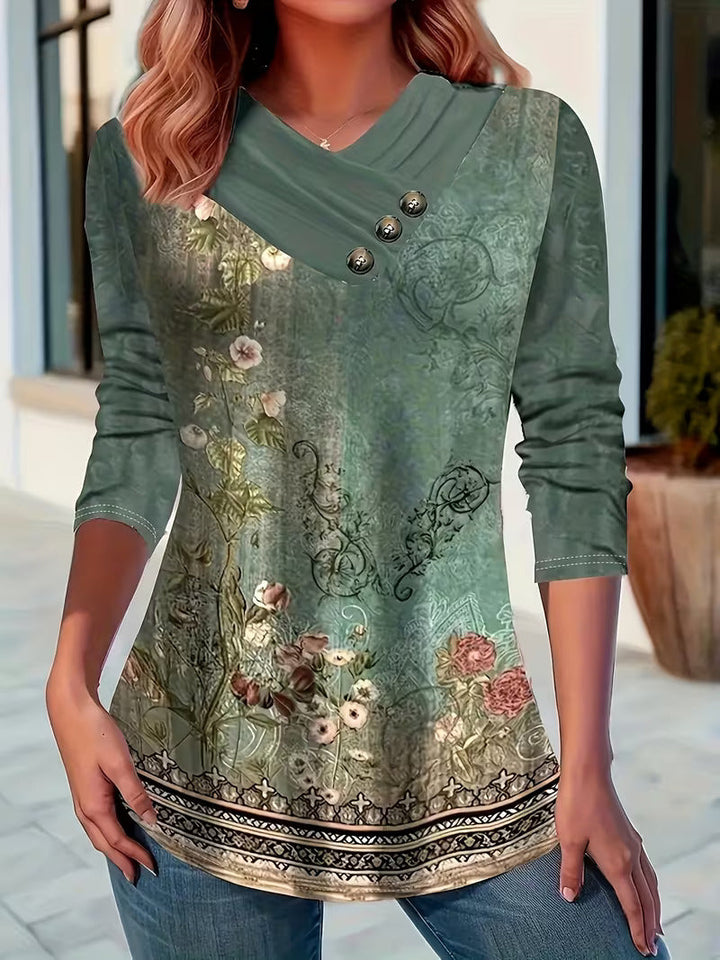 Dainora - Miniabito Stampato In Stile Etnico Tataro