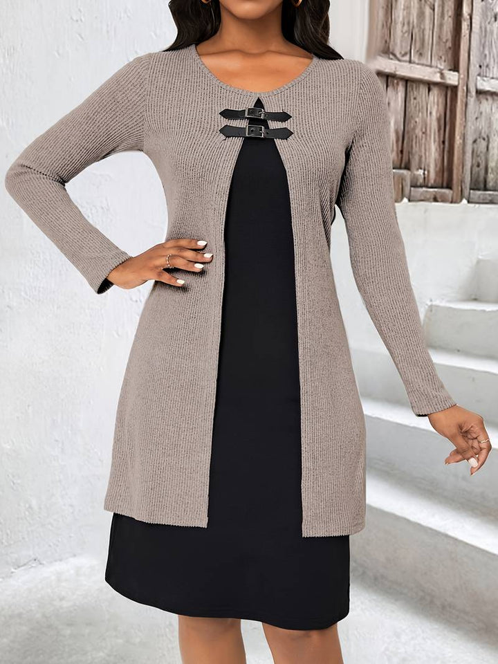 Shirahoshi - Completo Due Pezzi Con Collo Rotondo Per Autunno e Inverno
