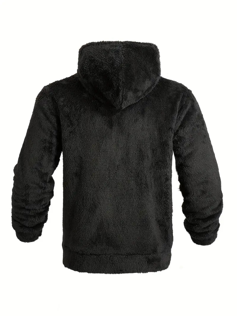 Ushakov - Casual Manica Lunga Felpa Con Cappuccio Con Cerniera