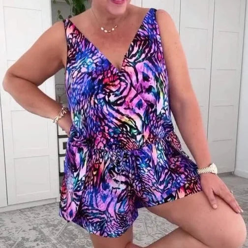 Evdoxia - Costume Da Bagno Elegante Senza Maniche
