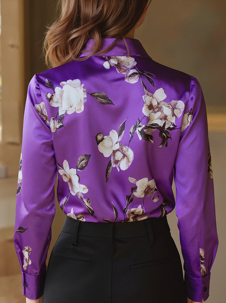 Majia - Elegante Camicia a Maniche Lunghe Con Bottoni