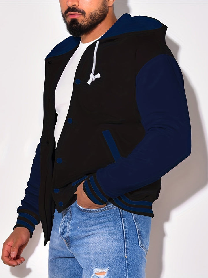 Askhat - Giacca Da Baseball A Maniche Lunghe Con Cappuccio