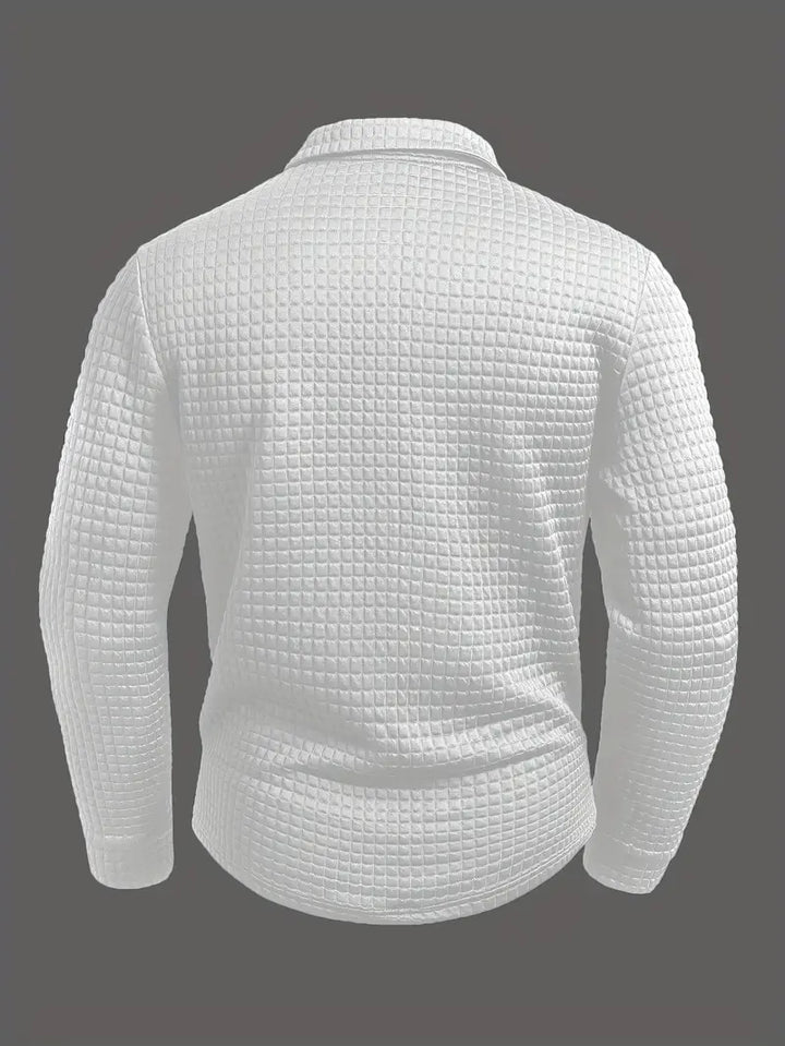 Hughes - Camicia Casual In Maglia Spessa Con Bottoni