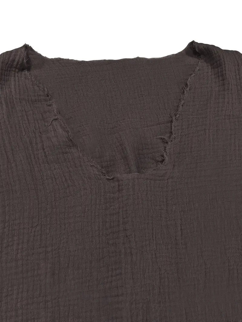 Benson - Camicia Estiva Alla Moda a Maniche Lunghe