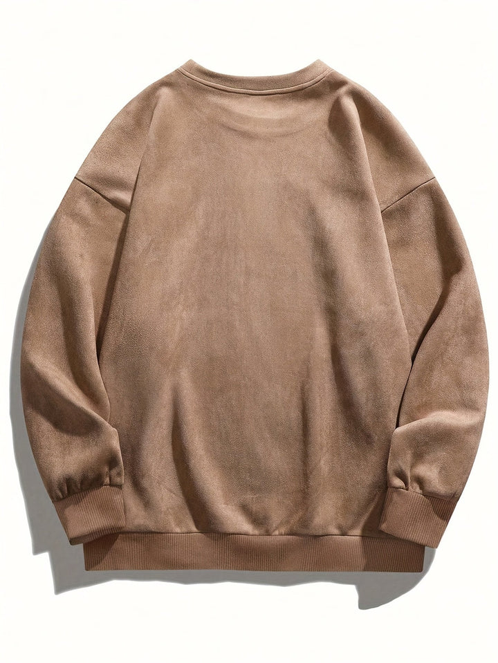 Nicholson - Camicia Casual a Maniche Lunghe Con Collo Rotondo