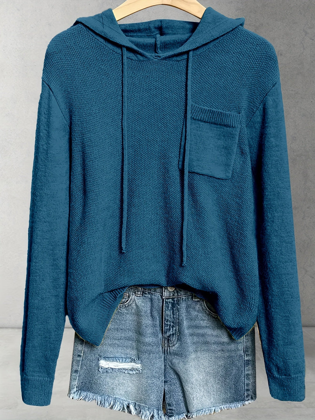 Nena - Felpa Con Cappuccio Casual a Maniche Lunghe Con Tasca Frontale