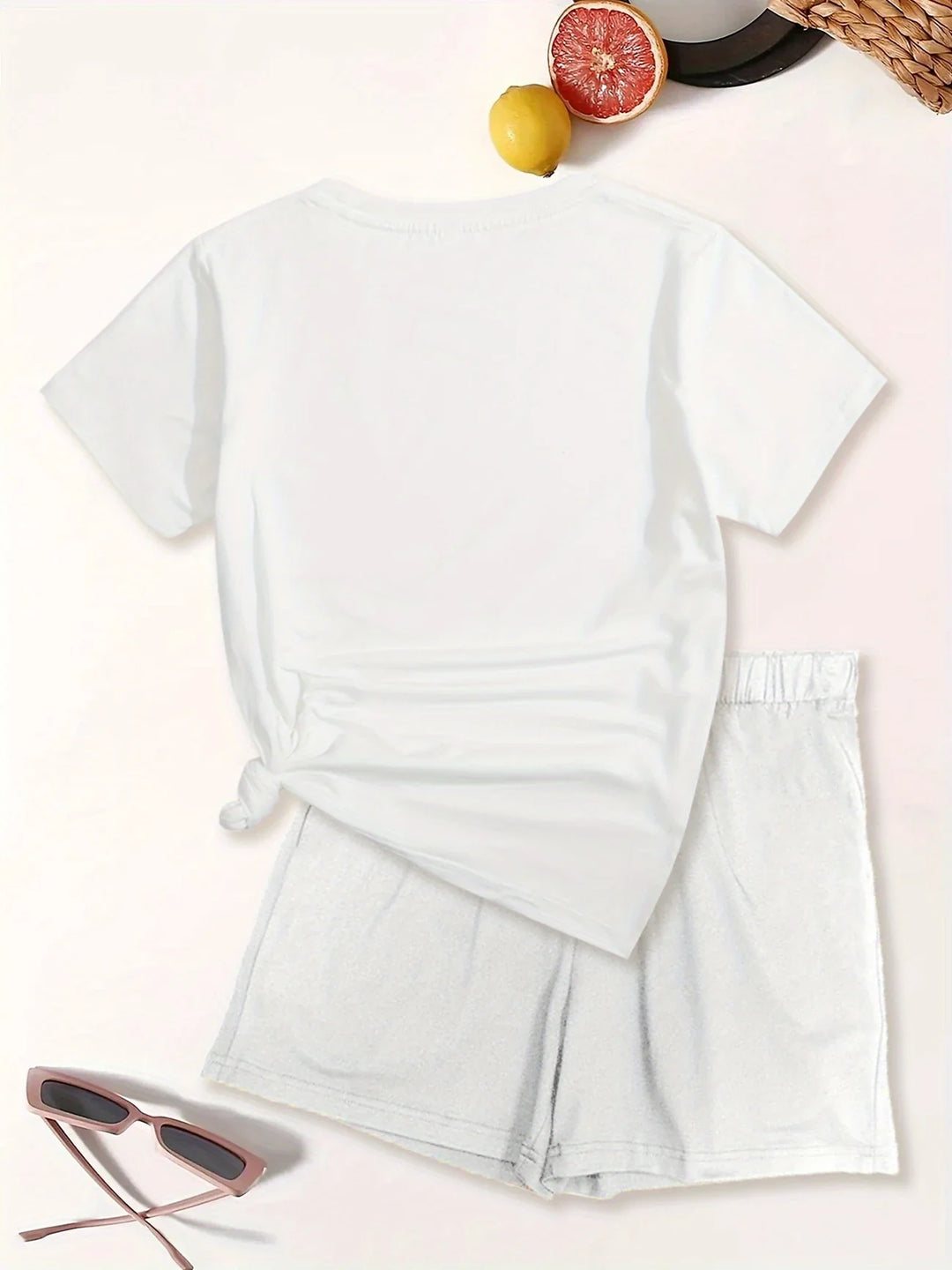 Lyra - Casual Set Di Due Pezzi Con Stampa Grafica