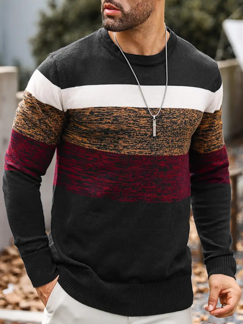 Eliseo - Maglione a Maniche Lunghe In Maglia