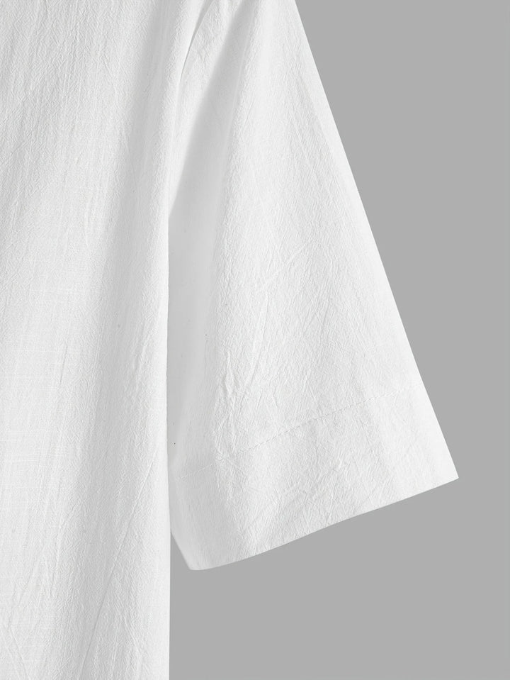 Mattea - Casual Vestibilità Ampia Top Con Scollo a V