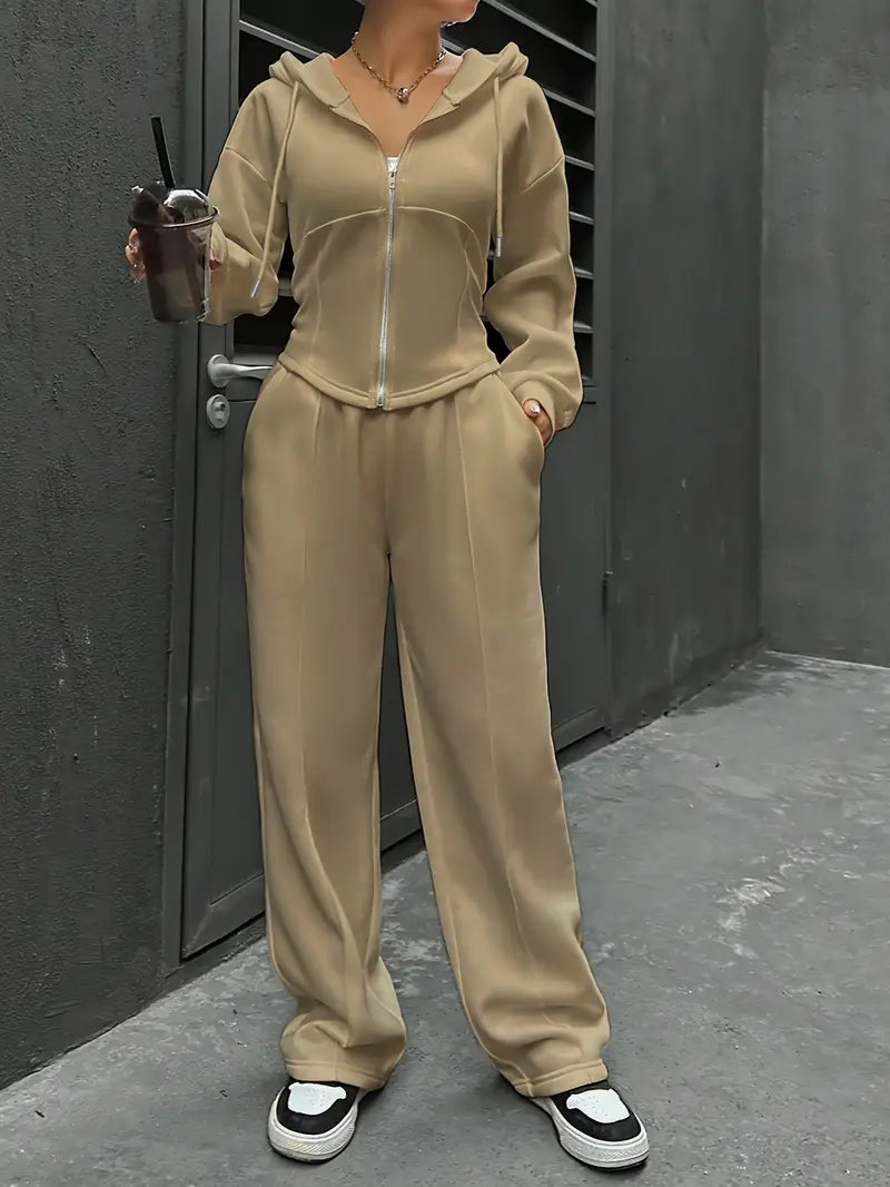 Nanci - Set Informale a Due Pezzi Con Maniche Lunghe