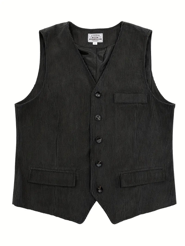 Fergus - Elegante Gilet In Velluto a Coste