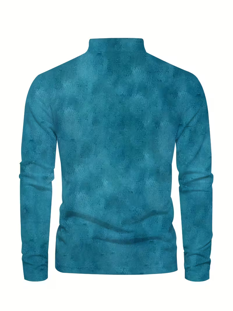 Giles - Elegante Camicia Con Stampa 3D Di Barca a Vela Sul Risvolto