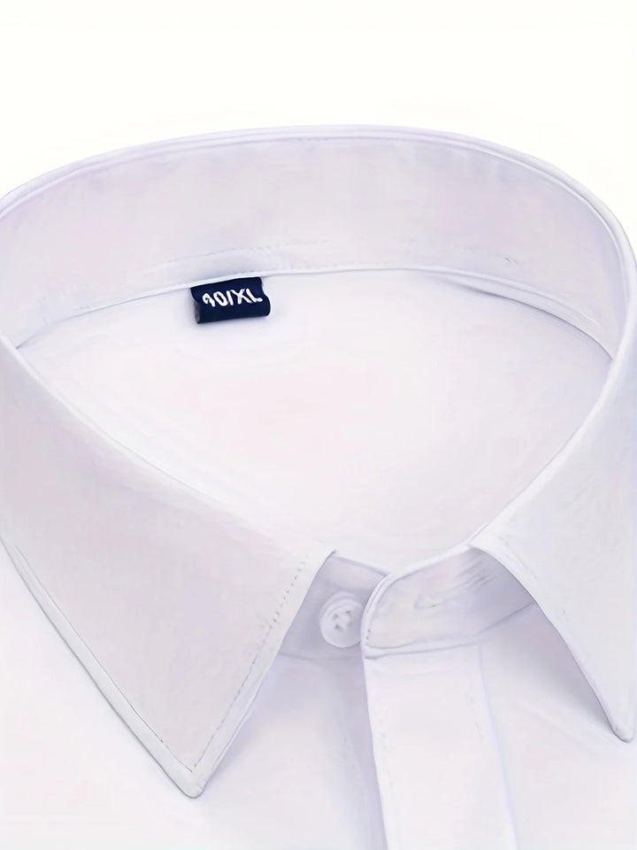 Ezra - Elegante Camicia Vestibilità Aderente Con Bottoni