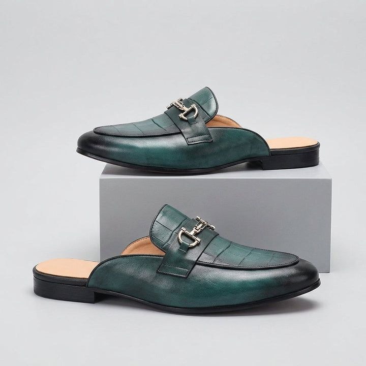 Idris - Scarpe in Pelle Con Tallone Scoperto