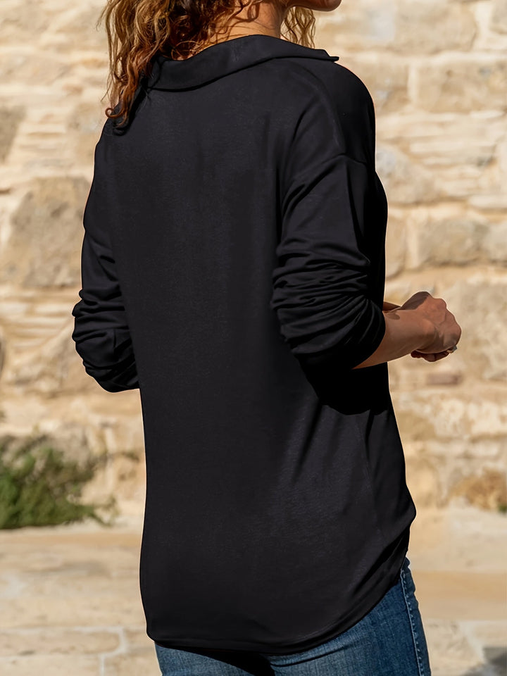 Cleo - Camicia a Maniche Lunghe Con Cerniera