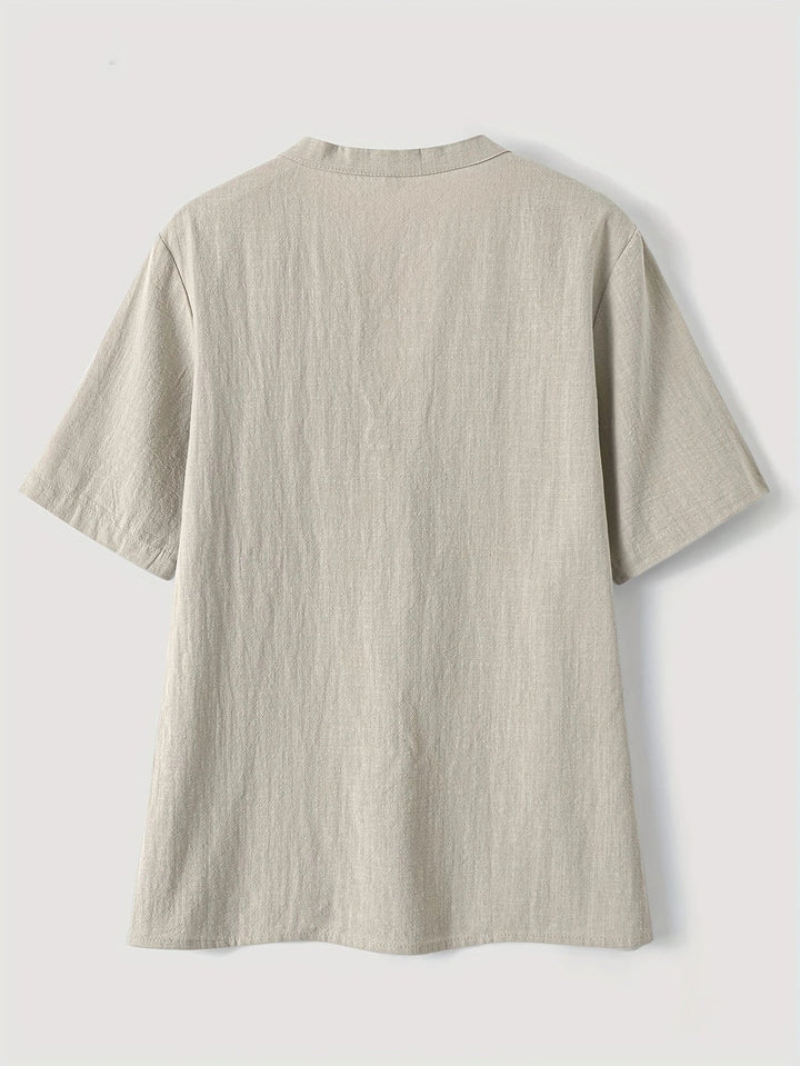 Nerida - Blusa Alla Moda Con Scollo a V e Maniche Corte