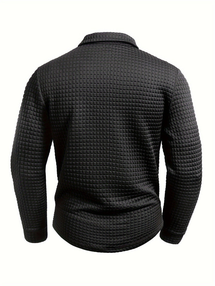 Juergen - Camicia Casual a Maniche Lunghe Con Bottoni