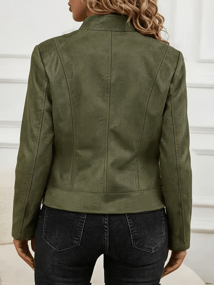Amina - Long Sleeve Zip-Up Jacket