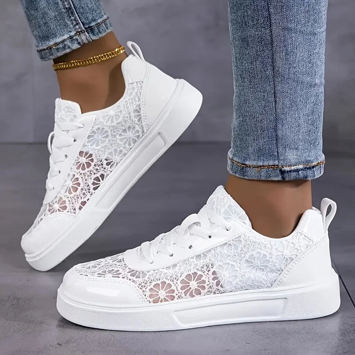 Liena - Scarpa Da Ginnastica Stringate Floreali