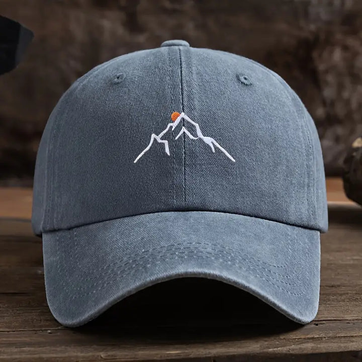Ermil - Cappellino Da Baseball Con Ricamo Di Una Vetta Montuosa