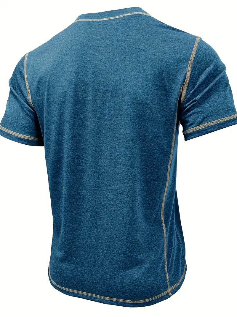 Orazio - Maglietta a Maniche Corte Con Bottoni