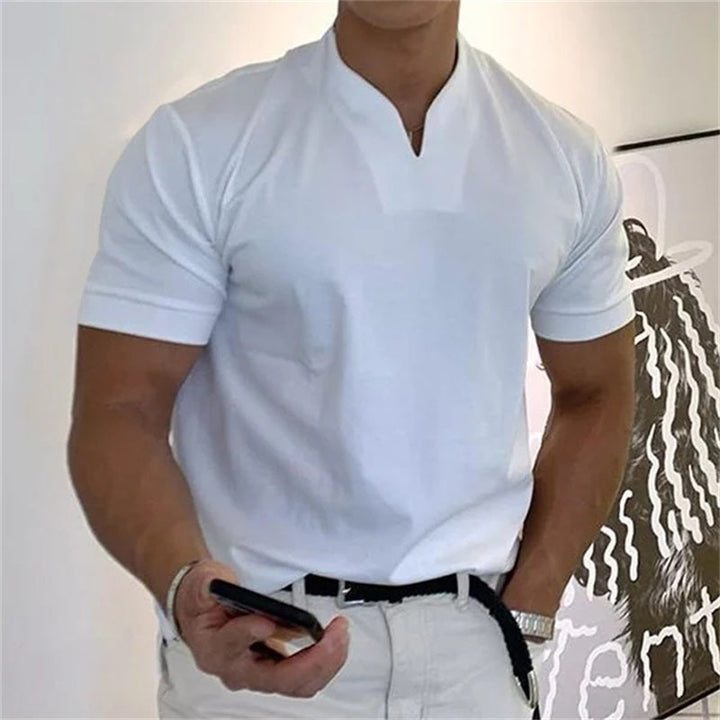 Neven - T-Camicia a Maniche Corte Con Scollo a V