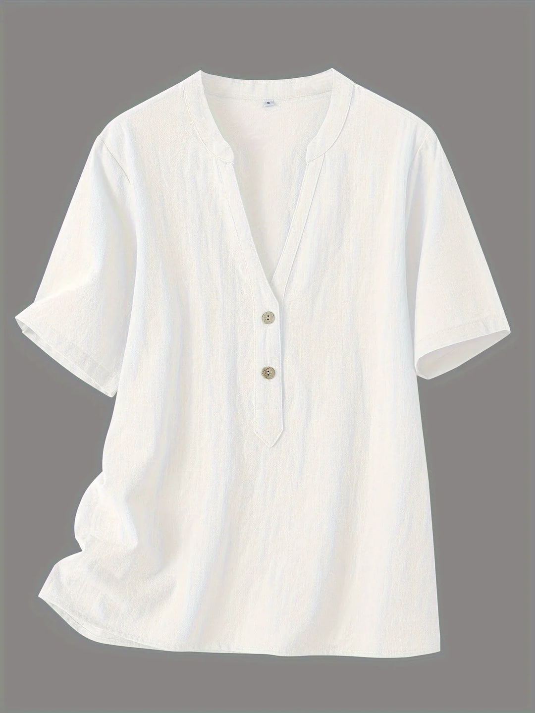 Nerida - Blusa Alla Moda Con Scollo a V e Maniche Corte