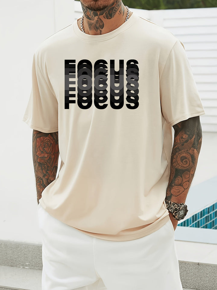 Focus – T-Camicia Elegante Con Progettazione Effetto