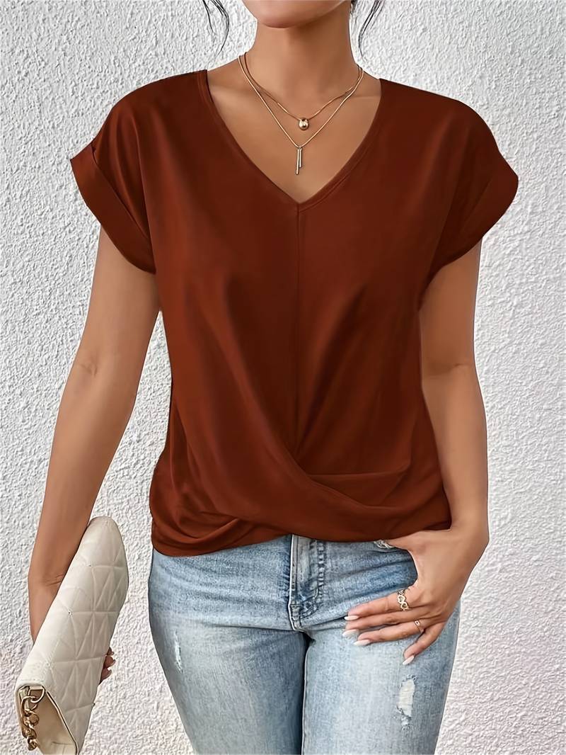 Severija - Elegante Top Con Scollo a V