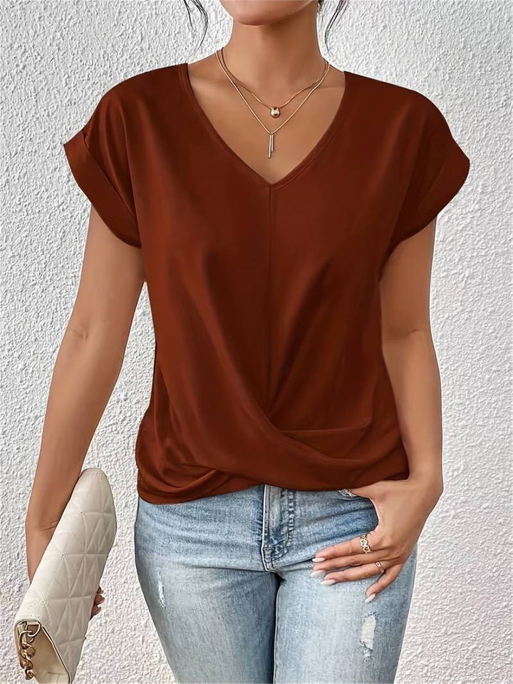Severija - Elegante Top Con Scollo a V