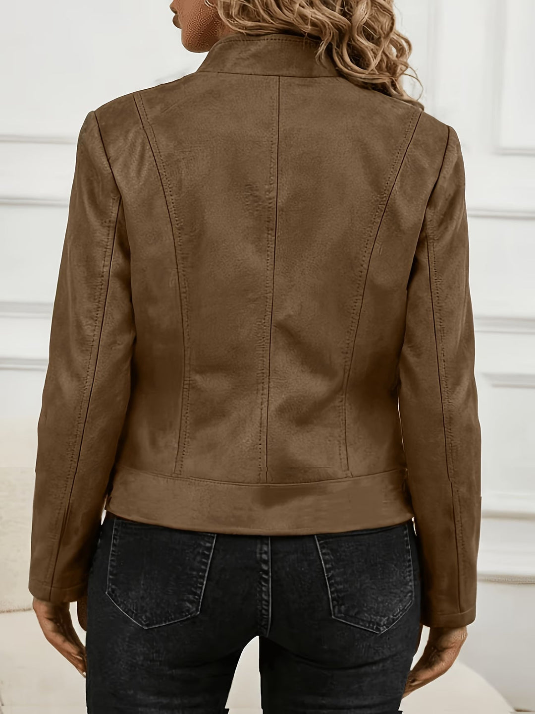 Amina - Long Sleeve Zip-Up Jacket