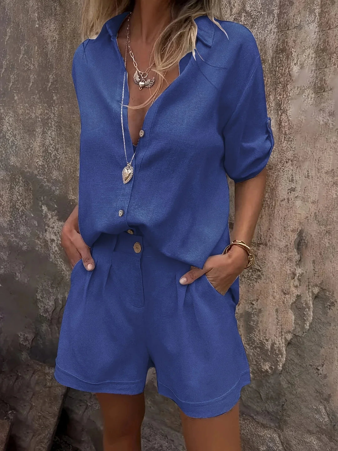 Arampatzi - Elegante Completo Estivo a Due Pezzi