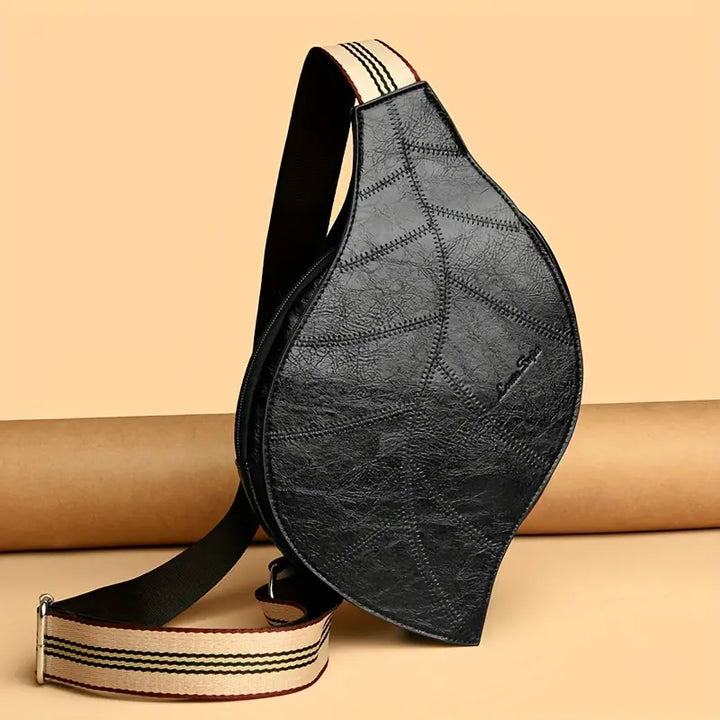 Carmela - Borsa a Tracolla in Pelle con Tracolla Regolabile e Fibbia