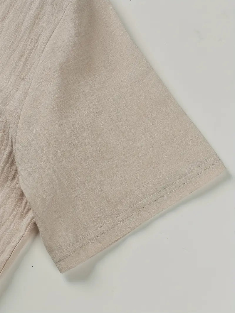 Vaughn - Elegante Camicia A Maniche Corte