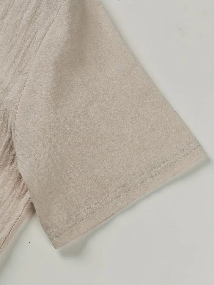 Vaughn - Elegante Camicia A Maniche Corte
