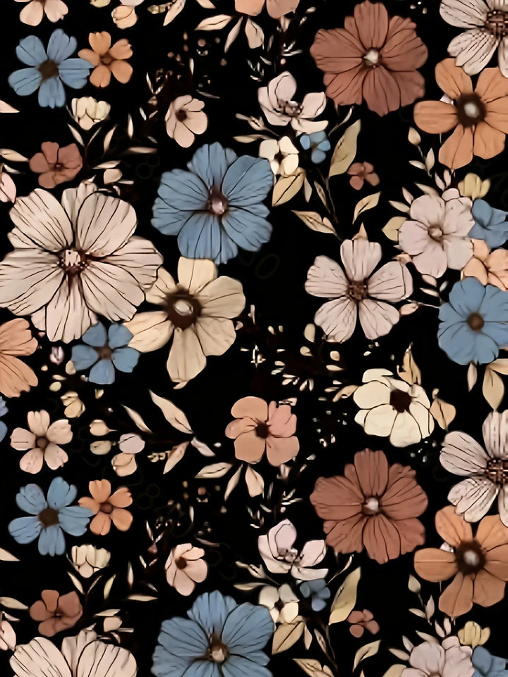 Lilou - Top Estivo Casual Con Stampa Floreale