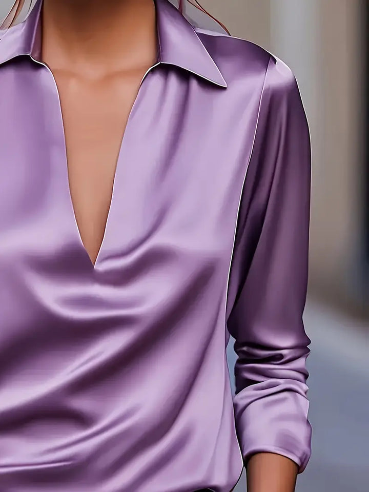 Nadene - Camicetta Con Scollo a V Premium