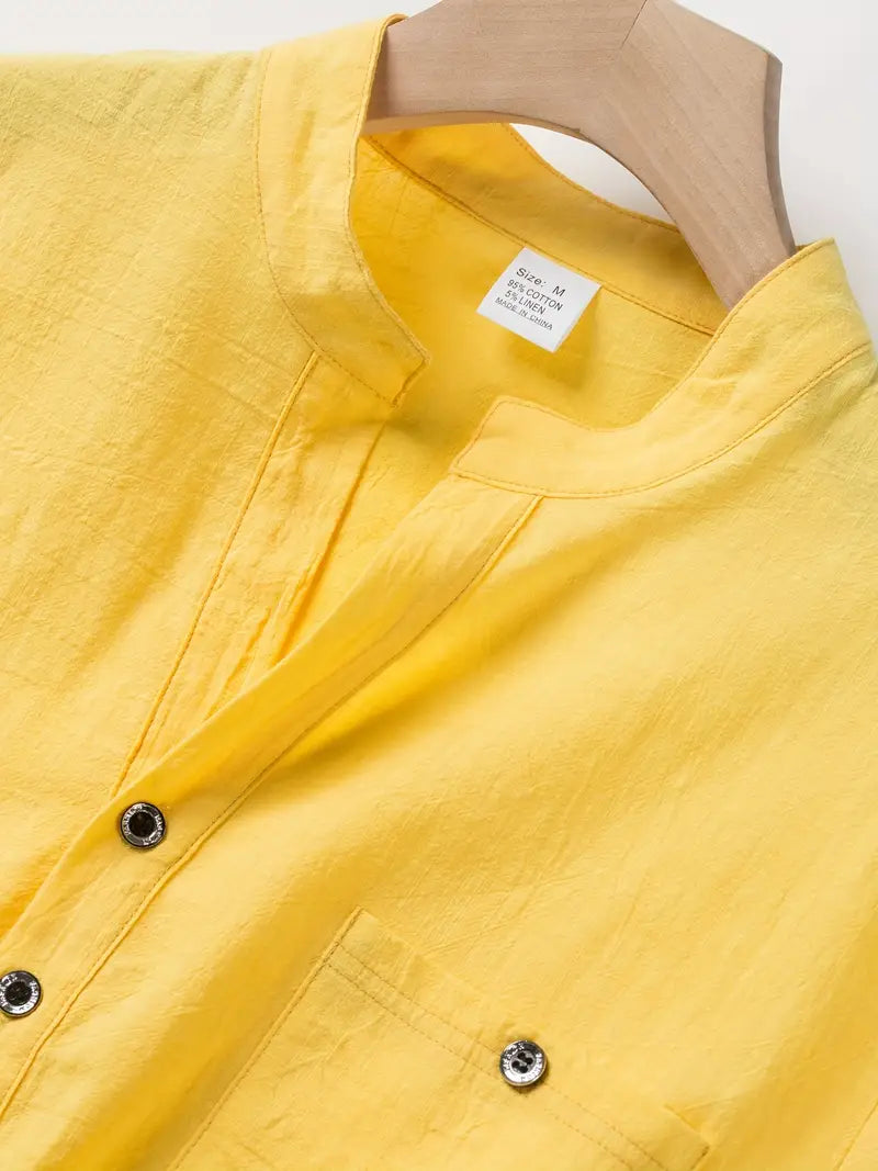 Vaughn - Elegante Camicia A Maniche Corte