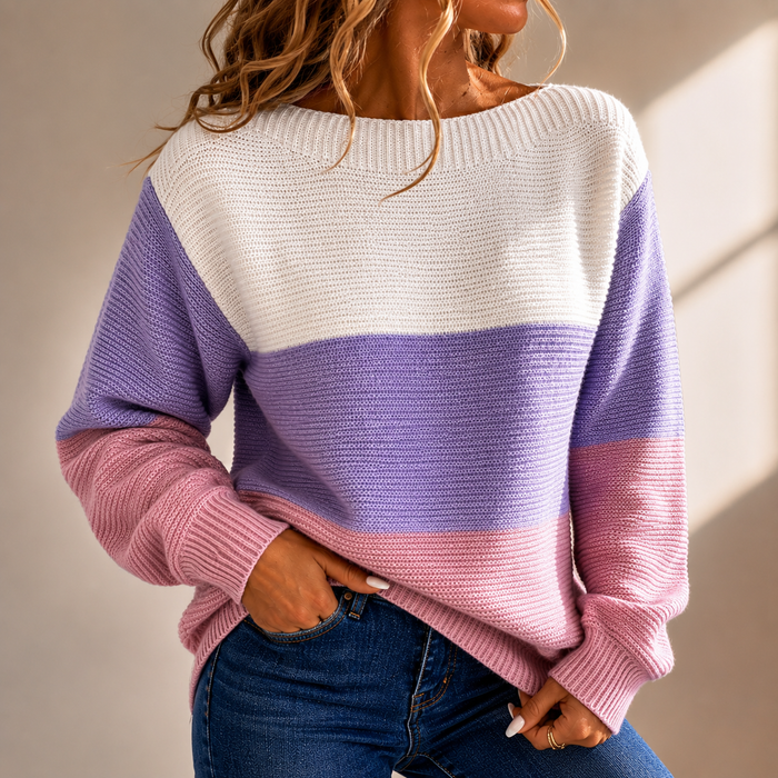 Nirelia - Elegante Maglione Oversize Lavorato a Maglia