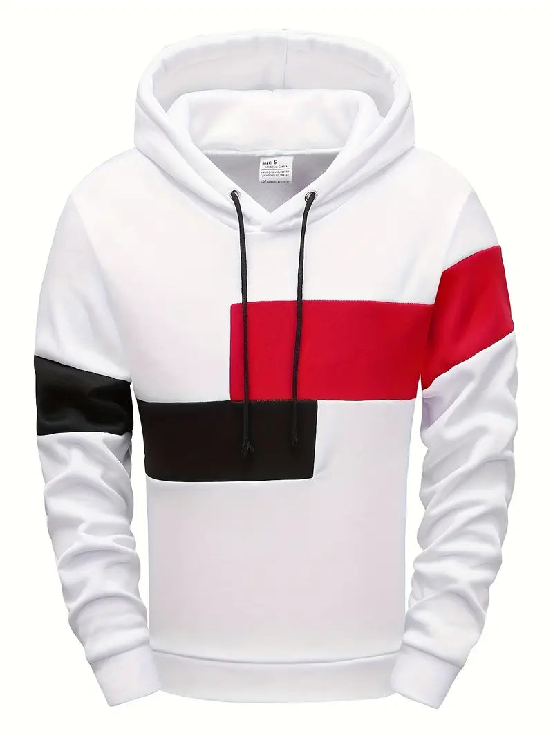 Tigran - Felpa Con Cappuccio Patchwork Alla Moda