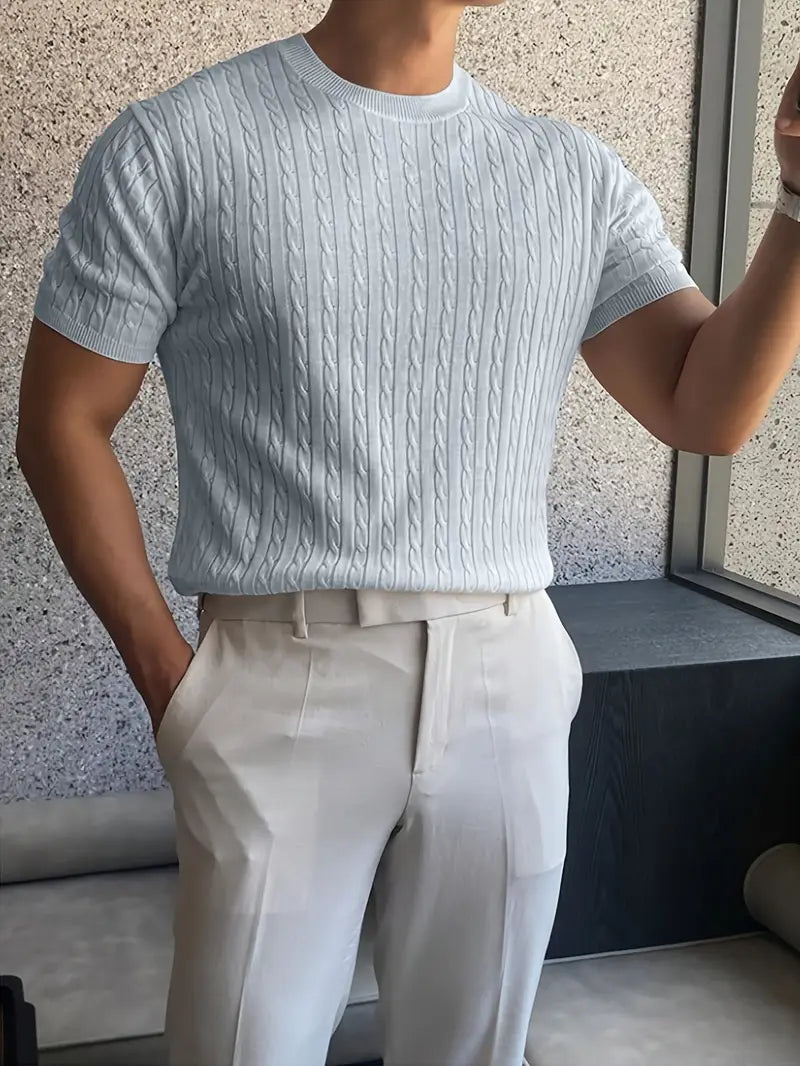 Kiril - Elegante Maglione Lavorato A Maglia