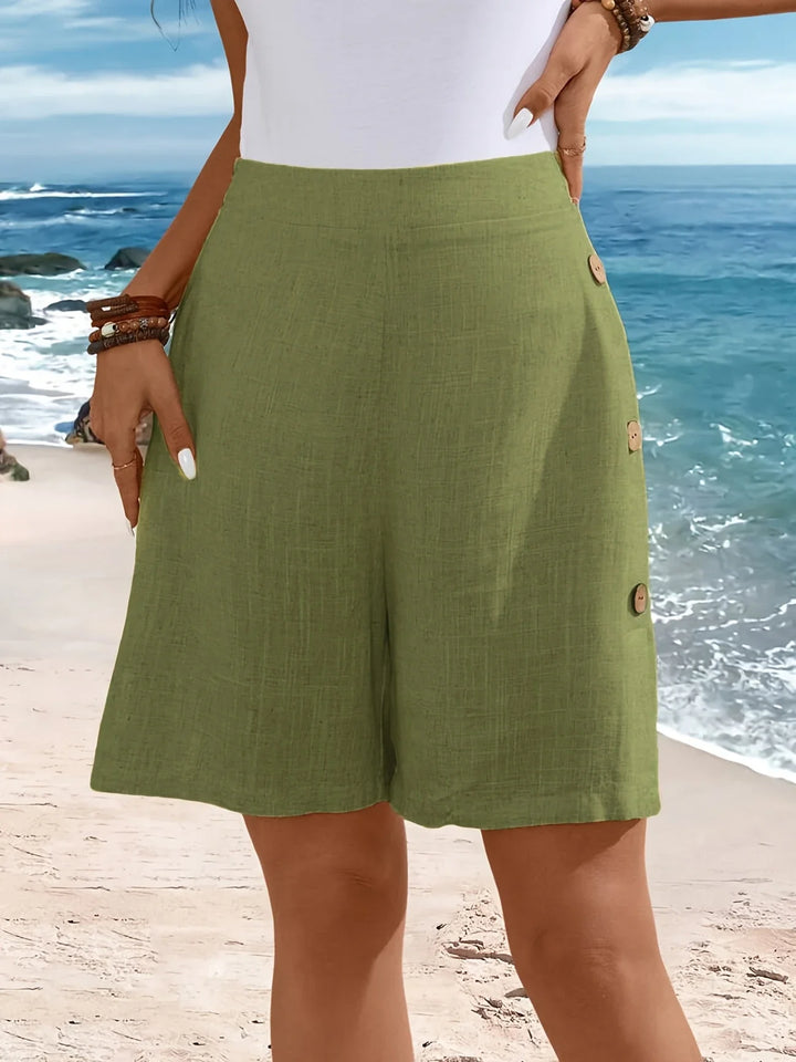 Fenella - Comodi Pantaloncini Con Bottoni