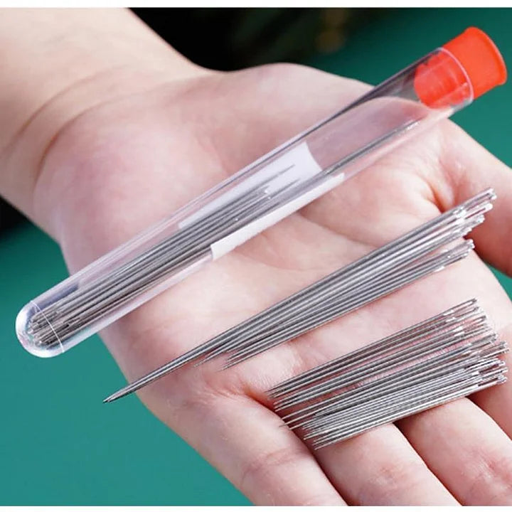 StitchPro - Set Di Aghi Da Cucito In Acciaio Con Cruna Larga