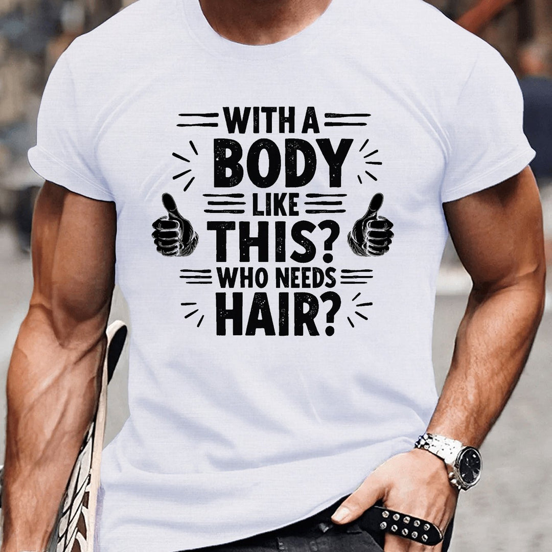 Hairy – T-Camicia Elegante Con Maniche Corte