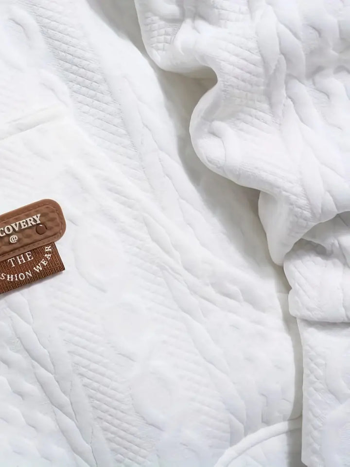 Pruitt - Felpa Con Cappuccio In Maglia a Maniche Lunghe