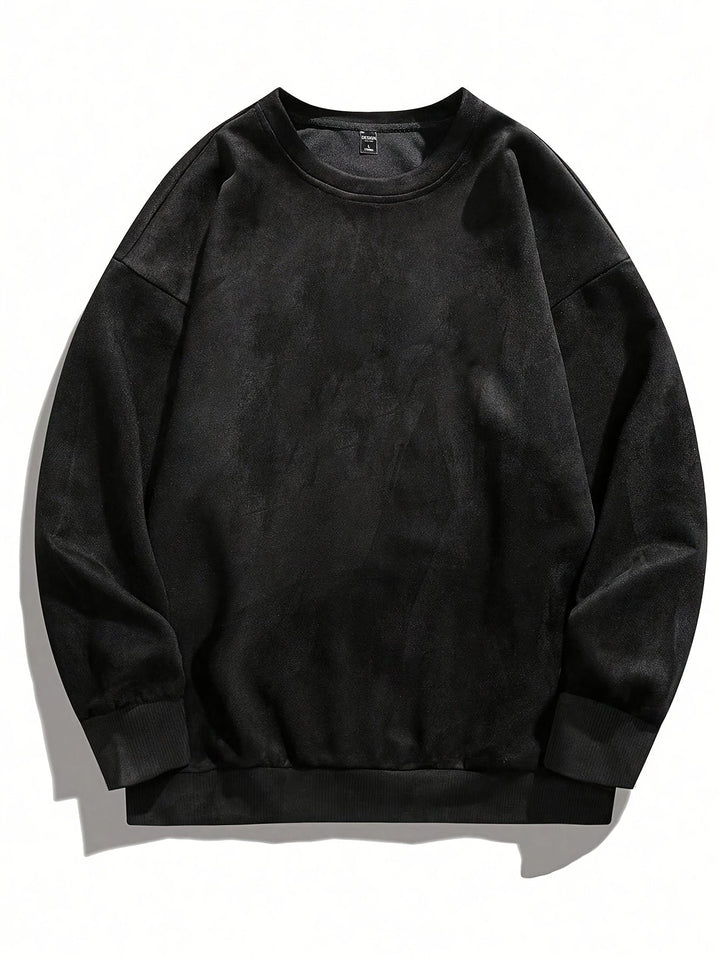 Nicholson - Camicia Casual a Maniche Lunghe Con Collo Rotondo